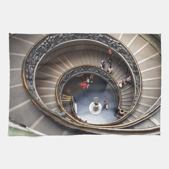 Vatican museum tea towel (Horizontal)