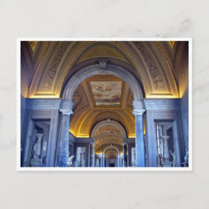 vatican papal roof postcard