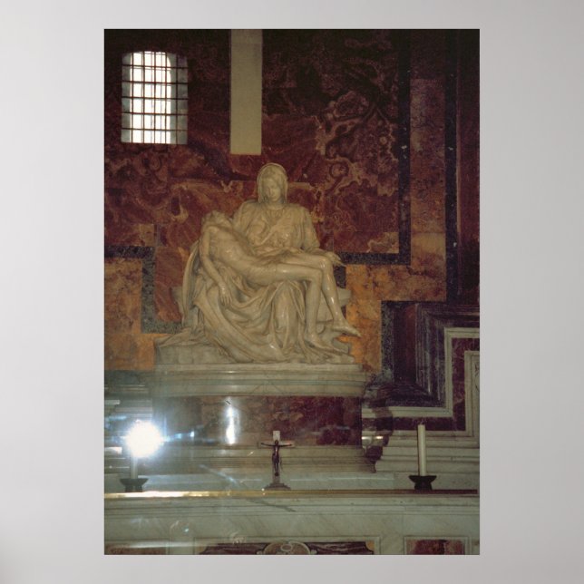 Vatican, Pieta by Michelangelo Poster (Front)