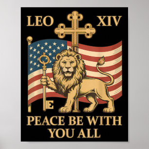 Vatican Pope Leo Xiv - Peace Be With You All Poster
