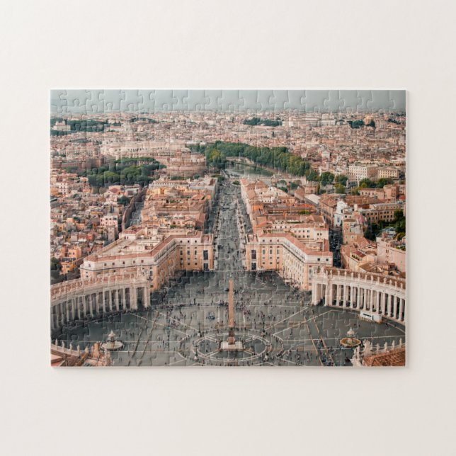 Vatican Saint Peter's Basilica Square Rome Italy Jigsaw Puzzle (Horizontal)