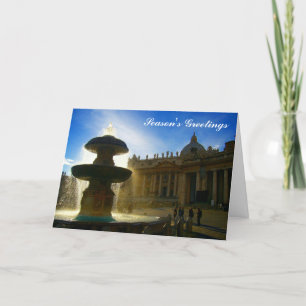 vatican seasons greetings holiday card
