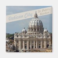 Vatican St Peters Basilica Photo Fridge Magnet