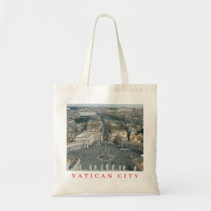 Vatican St.Peter's Square view tote bag