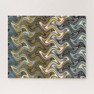 Vatican Stairs Wavy Abstract, 2014 SVP Images Jigsaw Puzzle