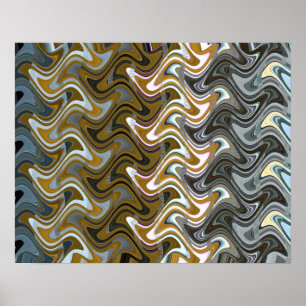 Vatican Stairs Wavy Abstract, 2014   SVP Images Poster