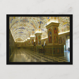 vaticani museum postcard