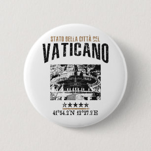 Vaticano 6 Cm Round Badge