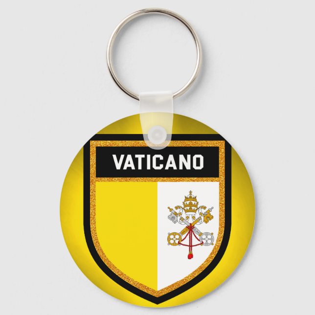 Vaticano Flag Key Ring (Front)