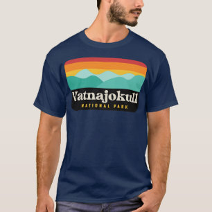 Vatnajokull National Park Iceland Camping Glacier  T-Shirt