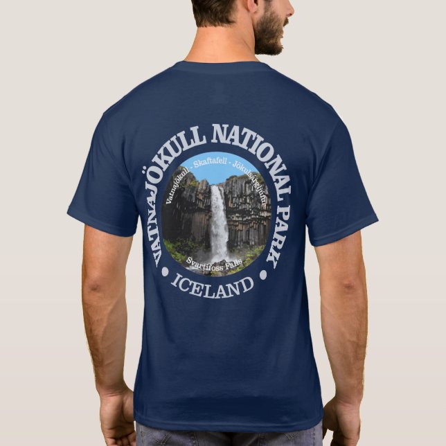 Vatnajokull National Park T-Shirt (Back)