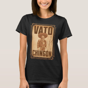 Vato Chingón Emiliano Zapata portrait T-Shirt