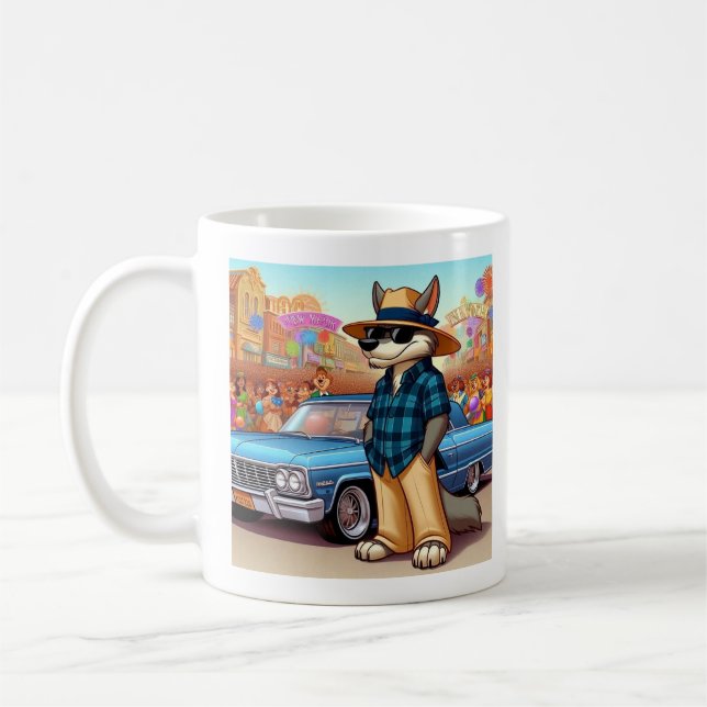 Vato Lobo "New Year" Coffee Mug (Left)