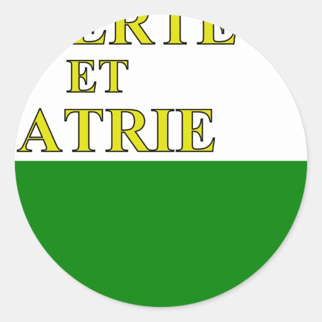 Vaud, Switzerland Classic Round Sticker (Front)