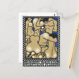 Vaudeville Act 4: Bumbery Blads & Cie, Plastic Pos Postcard
