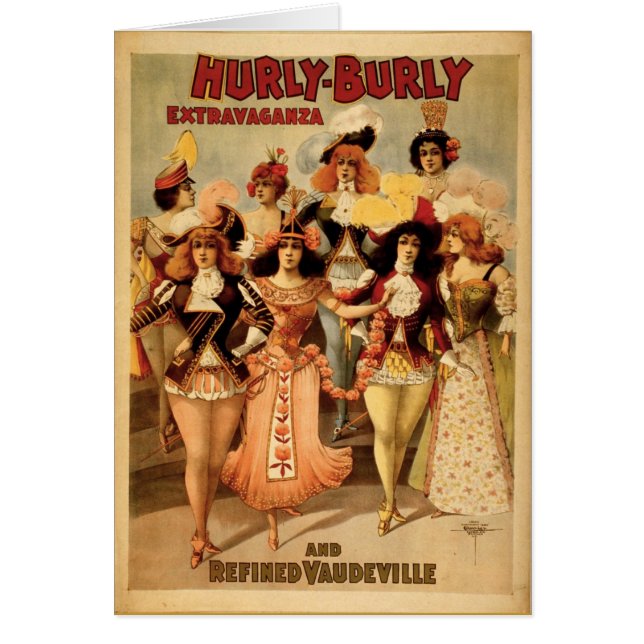 Vaudeville - Hurly Burly Extravaganza, 1899, (Front)