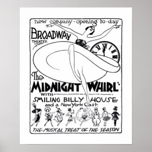 Vaudeville lineup 1922 vintage newspaper ad poster
