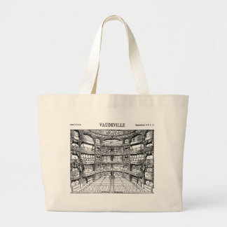 Vaudeville - Paris- 1900 Large Tote Bag