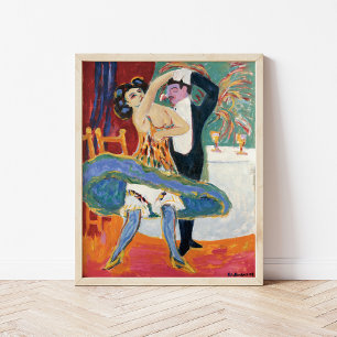 Vaudeville Theatre Ernst Ludwig Kirchner Poster
