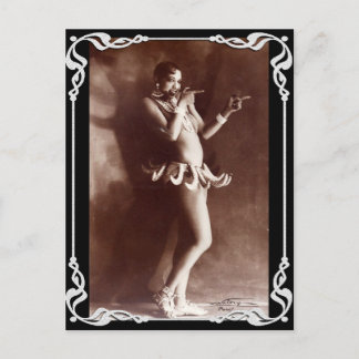 Vaudville Vintage Banana Postcard