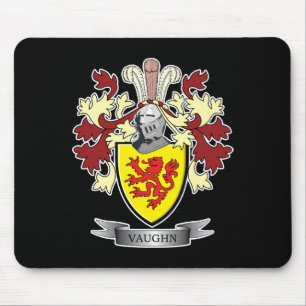 Vaughn Family Crest Coat of Arms Mouse Pad