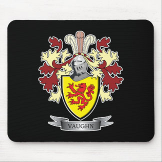 Vaughn Family Crest Coat of Arms Mouse Pad