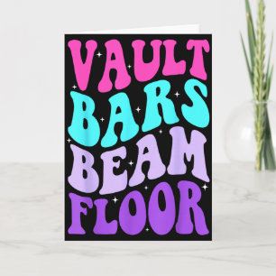 Vault Bars Beam Floor Gymnastics Gymnast Gift  Card