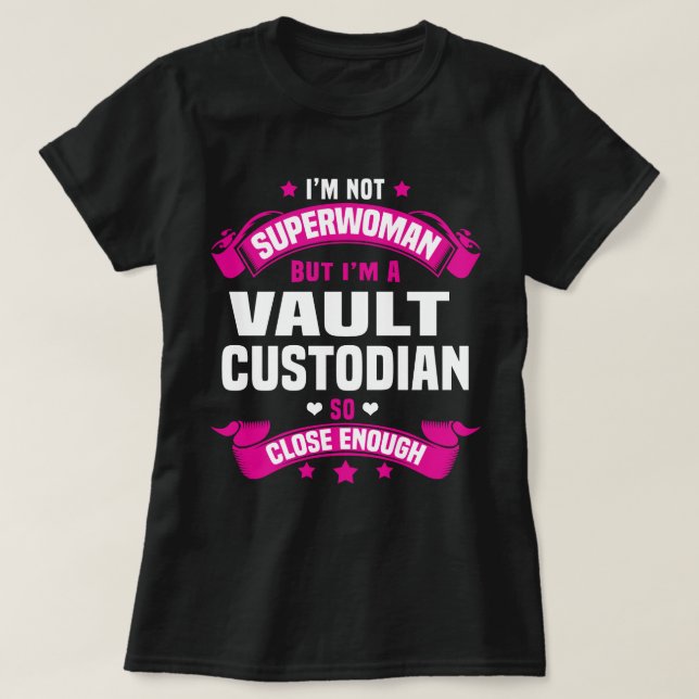 Vault Custodian T-Shirt (Design Front)
