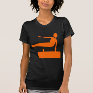 Vaulting Figure - Orange T-Shirt