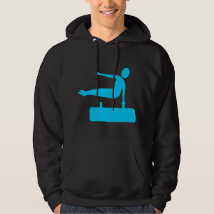 Vaulting Figure - Sky Blue Hoodie