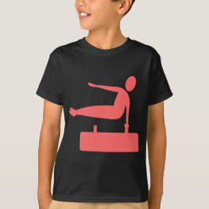 Vaulting Figure - Tropical Pink T-Shirt