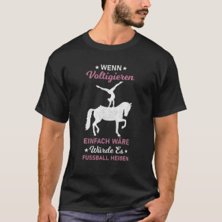 Vaulting Girl Volti Horses Riding Outfit T-Shirt
