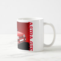 Vauxhall Astra GTE Classic Car Illustrated Mug (R)