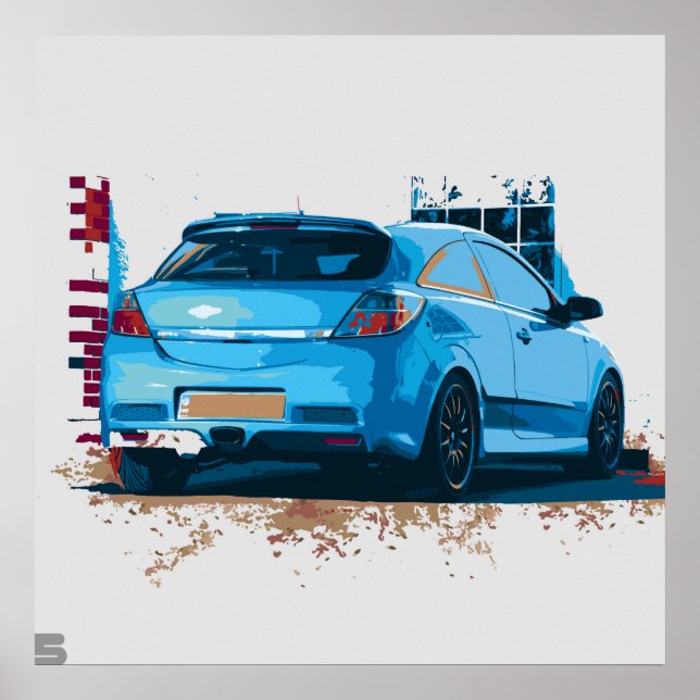 Vauxhall Astra VXR Poster (Front)