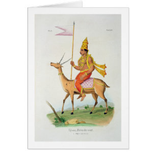 Vayu, engraved by C. de Motte (1785-1836) (colour