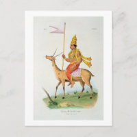 Vayu, engraved by C. de Motte (1785-1836) (colour