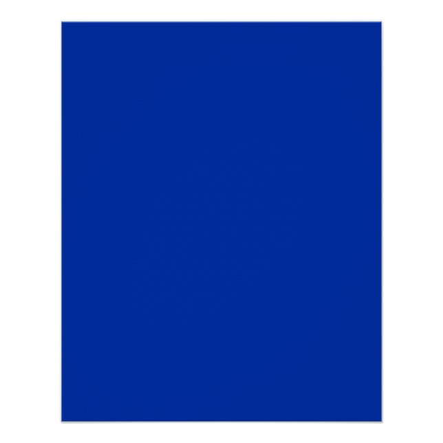 "VBRANT Blue" CUSTOMIZABLE Poster (Front)