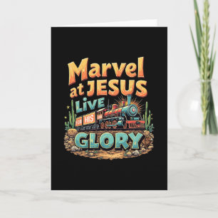Vbs 2025 His Glory Junction Train True North Chris Card