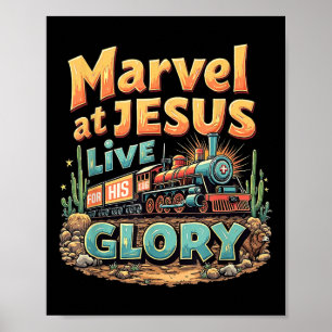 Vbs 2025 His Glory Junction Train True North Chris Poster