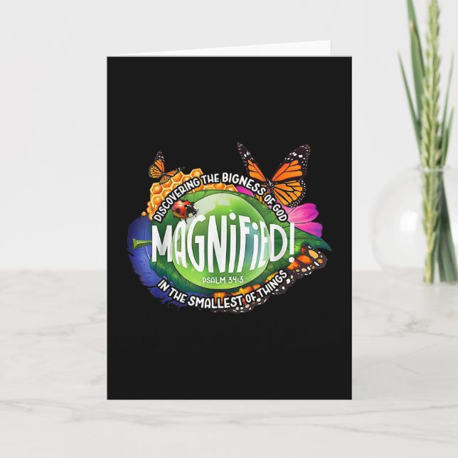 Vbs 2025 Magnified Smallest Insects Adventure Chri Card (Front)