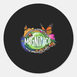 Vbs 2025 Magnified Smallest Insects Adventure Chri Classic Round Sticker