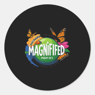 Vbs 2025 Magnified Smallest Insects Adventure Vbs  Classic Round Sticker