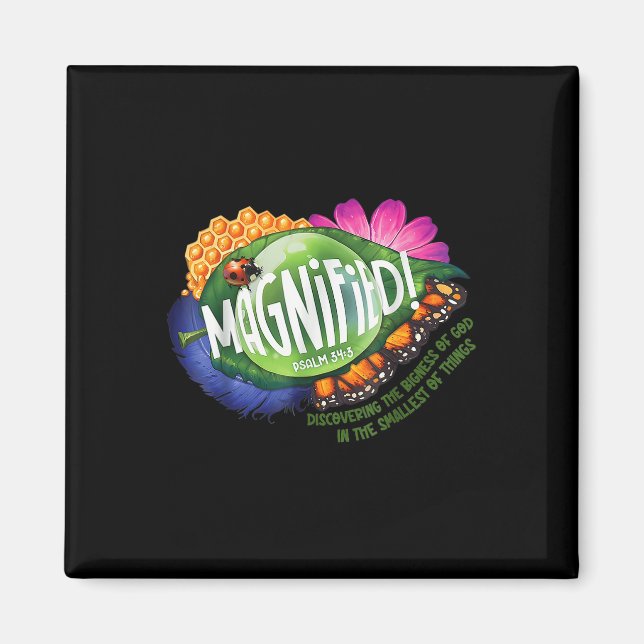 Vbs 2025 Magnified Smallest Insects Adventure Vbs  Magnet (Front)