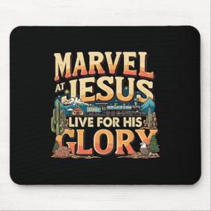 Vbs 2025 True North Christian Camp His Glory Junct Mouse Pad