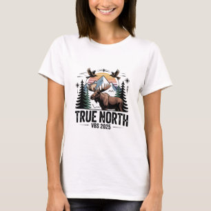 Vbs 2025 True North Trusting Jesus Christian Summe T-Shirt