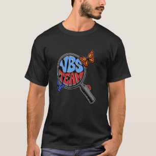 VBS 2025 Vacation Bible School VBS Team Hand Lens T-Shirt