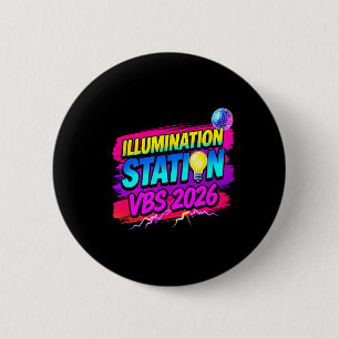 VBS 2026 Church Worship Souvenir Illumination 6 Cm Round Badge