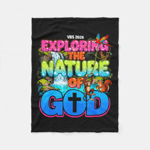 VBS 2026 Exploring The Nature of God Vacation Fleece Blanket