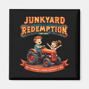 VBS 2026 Junkyard Redemption Faith Workshop Magnet