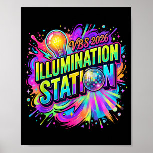 Vbs Crew 2026 Illumination Station Vacation Bible Poster